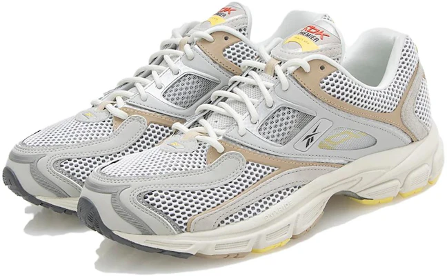 锐步Premier Trinity KFS纯灰白色黄油配色 100074432 Shop 锐步Premier Trinity KFS纯灰白色黄油配色 100074432