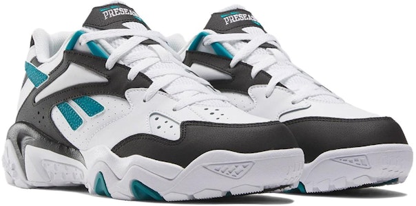 Reebok PRESEASON 94 LOW 耐磨透氣 低筒 復古籃球鞋 男款 黑白 Lookbook Reebok PRESEASON 94 LOW 耐磨透氣 低筒 復古籃球鞋 男款 黑白