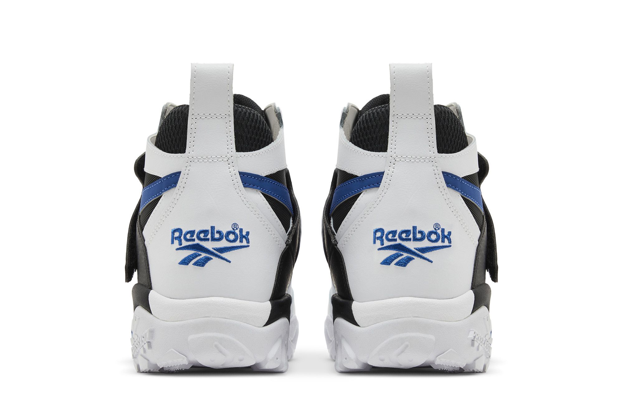 Details for Reebok Preseason 94 減震防滑耐磨 中筒 復古籃球鞋 男款 白黑藍