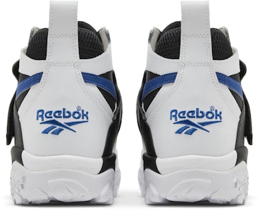 Reebok Preseason 94 減震防滑耐磨 中筒 復古籃球鞋 男款 白黑藍 Details for Reebok Preseason 94 減震防滑耐磨 中筒 復古籃球鞋 男款 白黑藍
