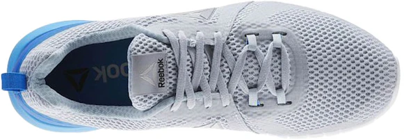 Shop Reebok Print Run 2.0 低筒 跑步鞋 男款 灰藍
