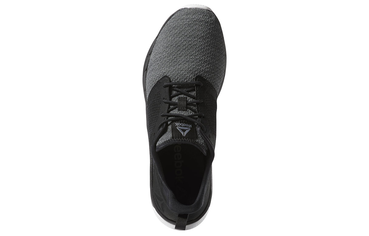 Shop Reebok Print Run 3.0 ''Noir Gris'' CN6232