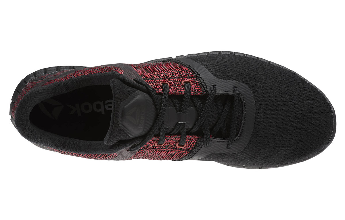 Reebok Print Run Next 'Black Red' 圖 5