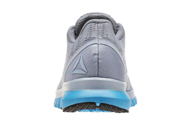 Shop Reebok Print Smooth Ultraknit 輕便透氣跑步鞋 灰藍