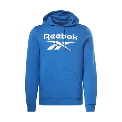 Reebok Pullover Hoodie Blue with Letter Logo Print H54801