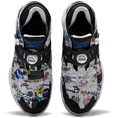 Reebok Pump Court 'Sticker City - White Black' FW7826 Shop Reebok Pump Court 'Sticker City - White Black' FW7826