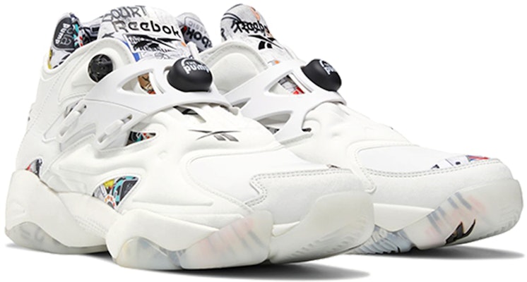 锐步 Pump Court '灰白色' FW7828 Lookbook 锐步 Pump Court '灰白色' FW7828