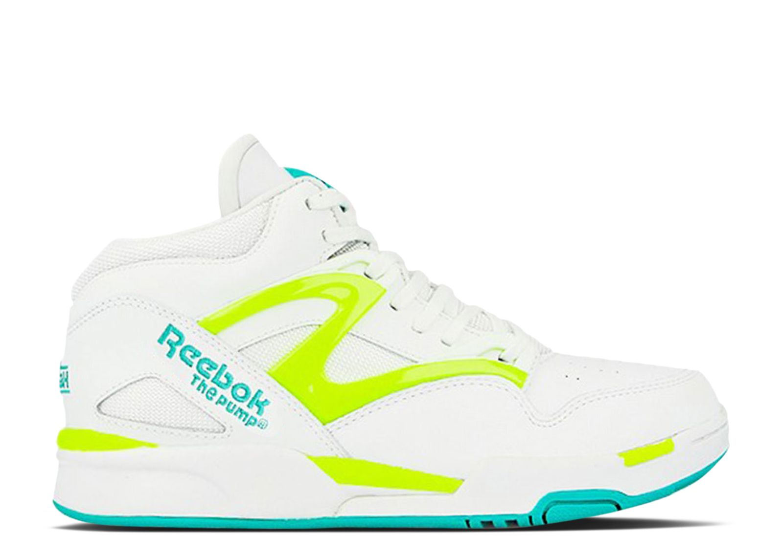 Reebok Pump Omni Lite 'White Teal Solar Yellow' M42974