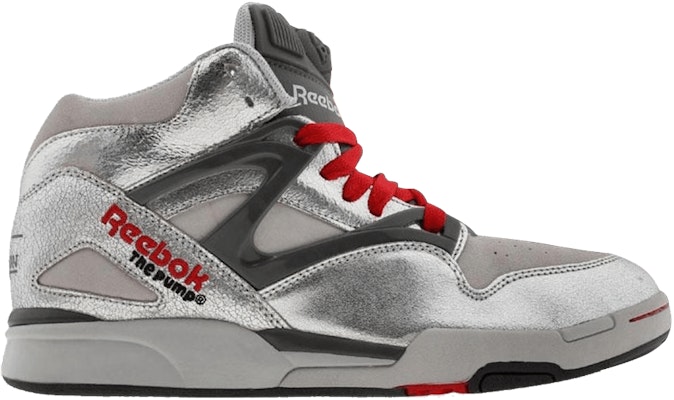 Reebok pump deals silver