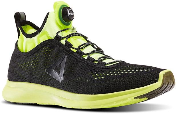 Reebok Pump Plus 低筒 跑步鞋 男款 黑黃 Lookbook Reebok Pump Plus 低筒 跑步鞋 男款 黑黃