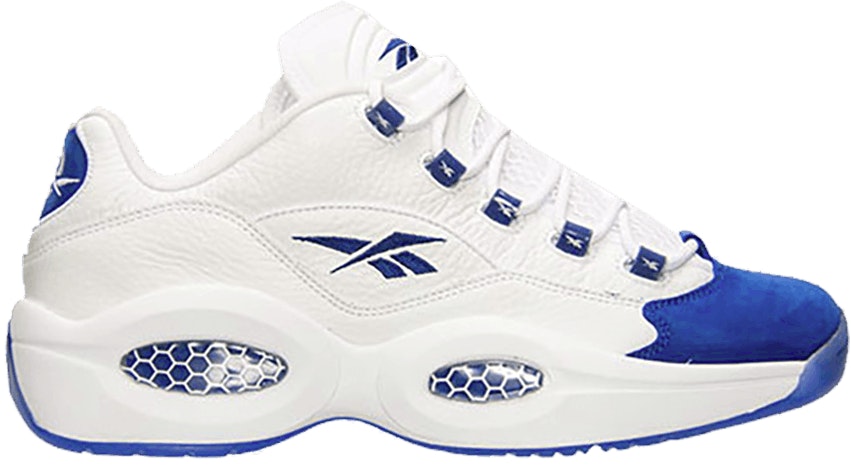 Reebok question 2025 low blue toe