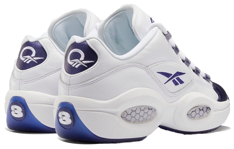 Lookbook Reebok Question Low 'Cloud White Purple Toe' GY4577