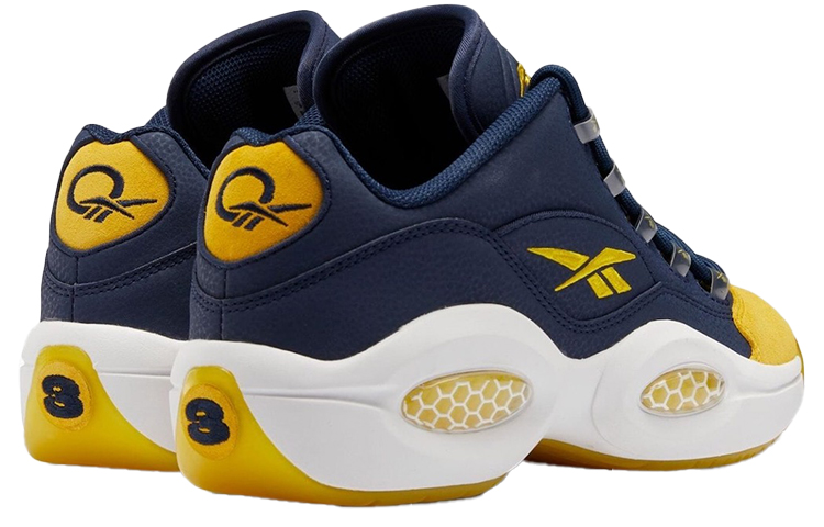 Shop Reebok Question Low ''Inversé Non-Porté Bleu Jaune'' GY4579