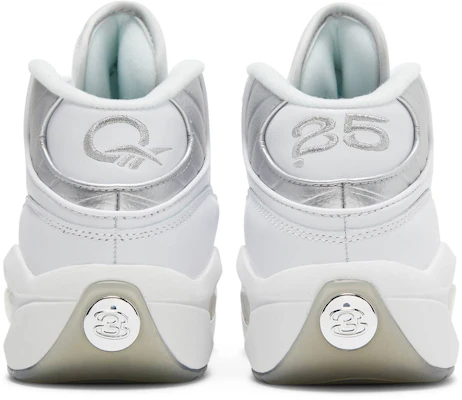 Reebok Question Mid '25th Anniversary Silver Toe' GX8563 Details for Reebok Question Mid '25th Anniversary Silver Toe' GX8563