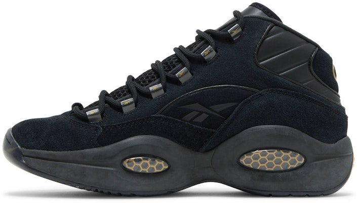Reebok Question Mid 'Hitam Emas' H01308 Lookbook Reebok Question Mid 'Hitam Emas' H01308