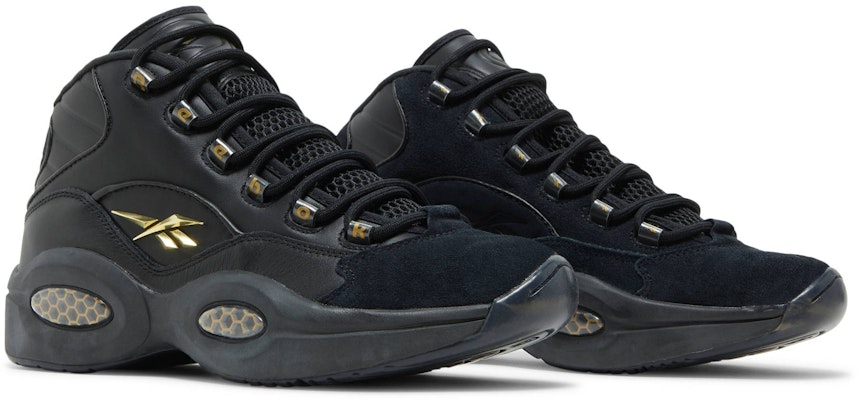 Reebok Question Mid 'Hitam Emas' H01308 Cheap Reebok Question Mid 'Hitam Emas' H01308