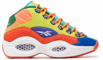 (Grade School) Reebok Question Mid 'Color Explosion' HP3005 (Grade School) Reebok Question Mid 'Color Explosion' HP3005