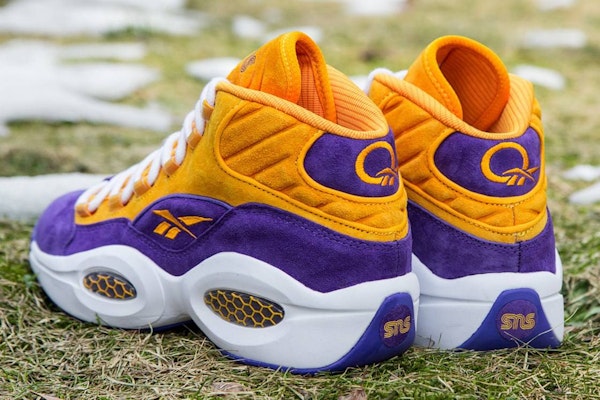 Reebok Question Mid 'Crocus' Lelaki Kasut Sneaker Warna Ungu Emas V48992 Lookbook Reebok Question Mid 'Crocus' Lelaki Kasut Sneaker Warna Ungu Emas V48992