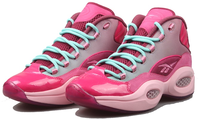 리복 퀘스쳔 미드 "퍼플 핑크" GZ7284 Lookbook 리복 퀘스쳔 미드 "퍼플 핑크" GZ7284