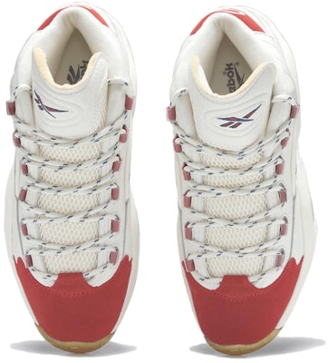 Reebok Question Mid 'Vintage Red Toe' IG2653 Lookbook Reebok Question Mid 'Vintage Red Toe' IG2653