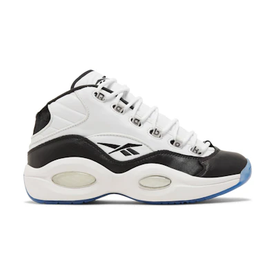 Reebok Question Mid 'White Black'