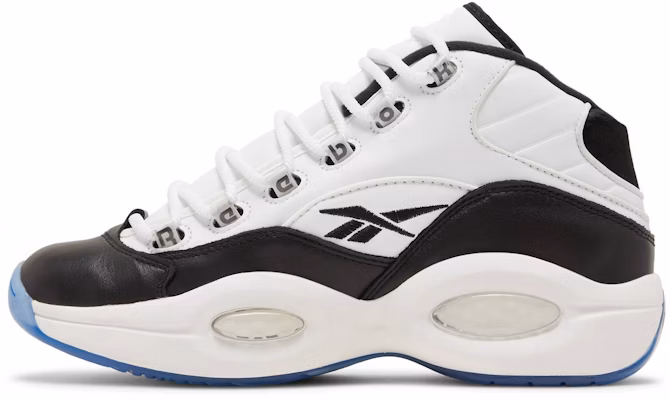 Reebok Question Mid 'Putih Hitam' GZ1565 Lookbook Reebok Question Mid 'Putih Hitam' GZ1565