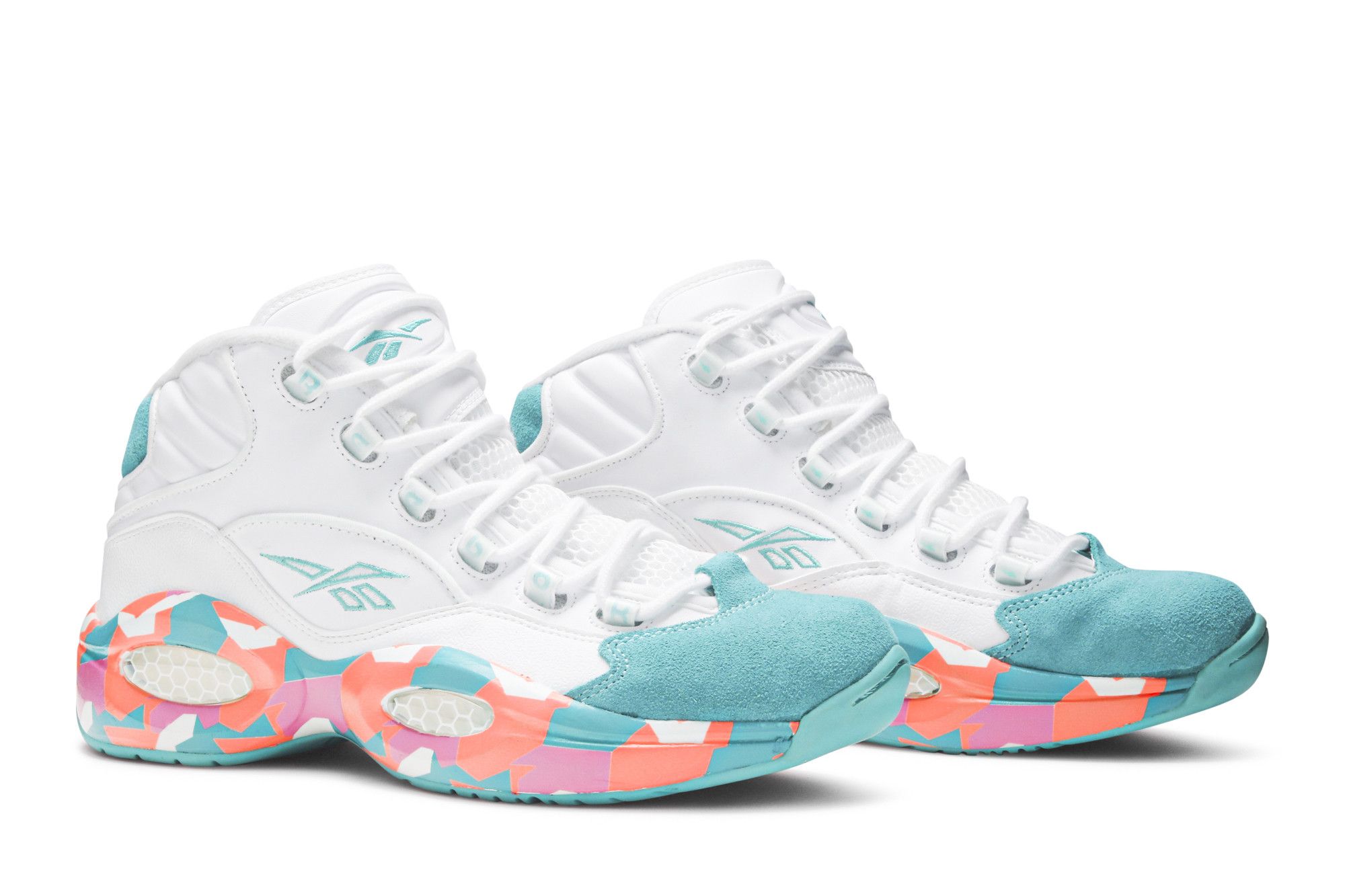 Cheap Reebok Question Mid ''White Noise'' Wit Ruis M44034