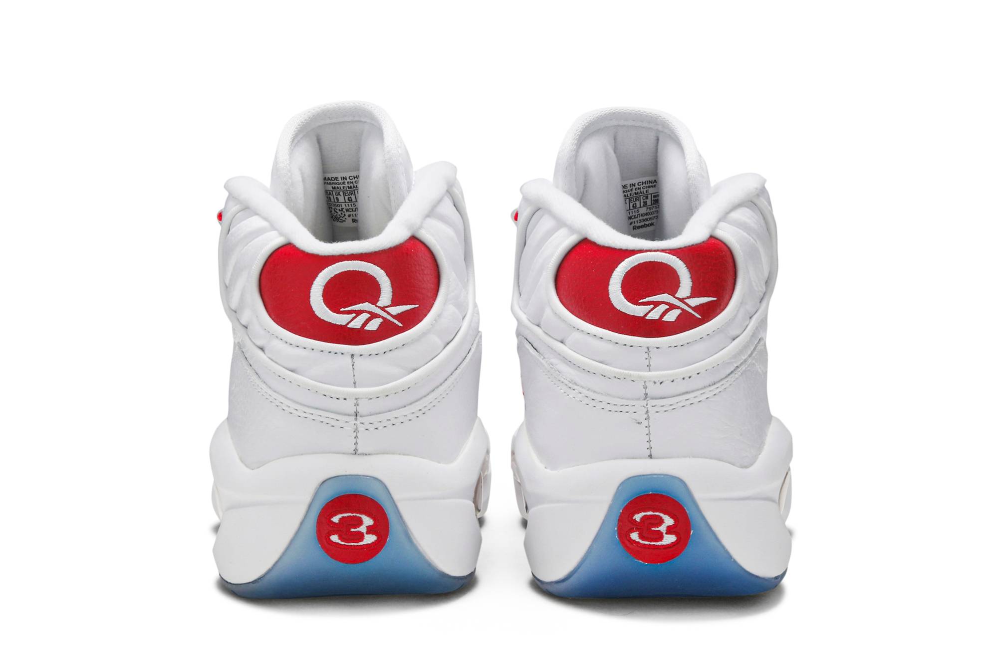 Details for Reebok Question Mid '白色珠光紅' 2016 79757-16