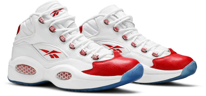 Reebok question mid pearlized red shop