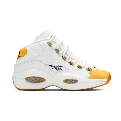 (GS) Reebok Question Mid 'Yellow Toe'
