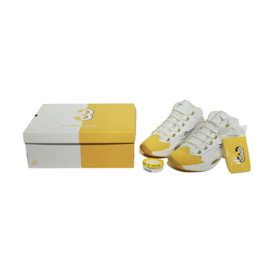 Reebok Question Mid Yellow Toe White/Yellow