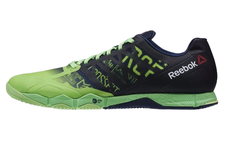 Reebok R Crossfit Speed Tr Low 'Black Green Patchwork' V68469
