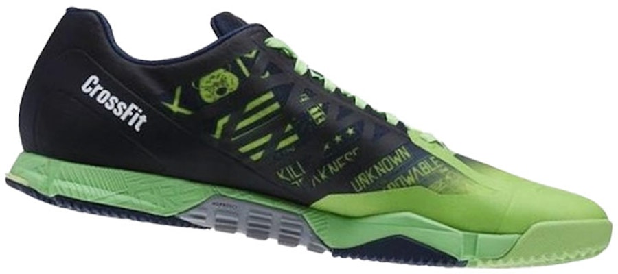 Reebok R Crossfit Speed Tr Low 'Hitam Hijau Patchwork' V68469 Lookbook Reebok R Crossfit Speed Tr Low 'Hitam Hijau Patchwork' V68469