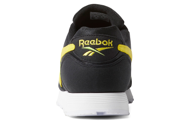 Shop Reebok Rapide 復古耐磨防滑減震 低筒跑步鞋 黑黃