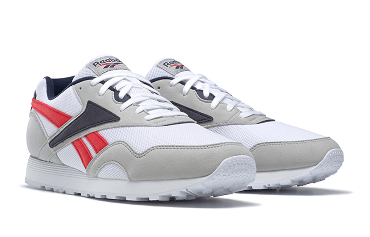 Lookbook 리복 라피드 뮤 레드/그레이 (Reebok Rapide Mu Red/Grey) CN5906