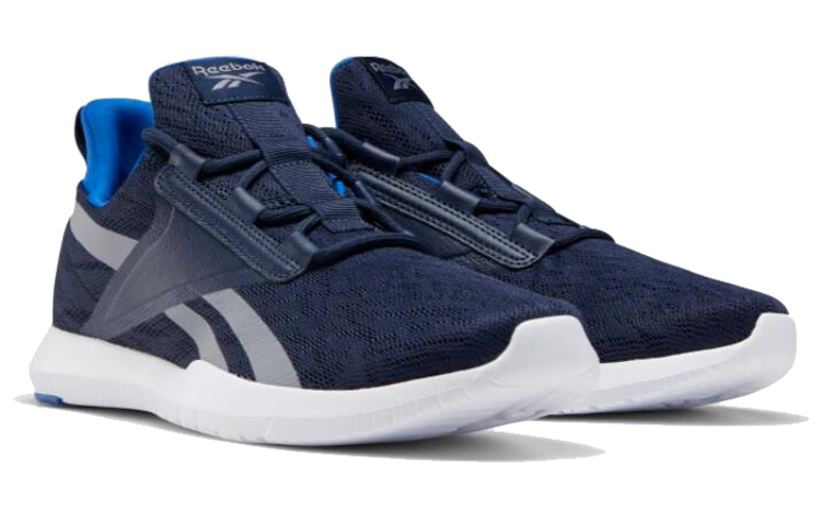 Lookbook Reebok Reago Pulse 2.0 Baskets Bleues. EF6335