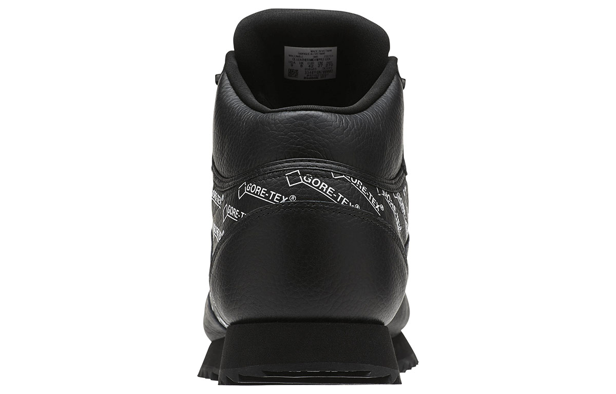 Shop Reebok Classic Leather Mid Ripple GTX 'Hitam' CN3949