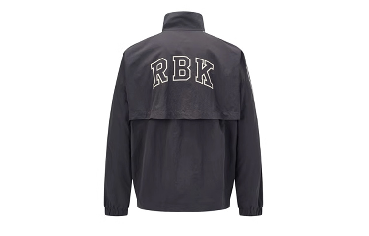 Lookbook Reebok 復古拼色運動外套 男女款 - 深炭黑 24SRC105UGH1