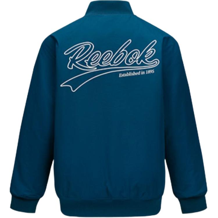 Lookbook Reebok 復古拼色寬版外套 男女款 - 軍團藍 24FRM213UGBA