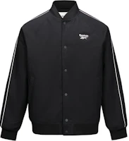 Reebok Retro Colorblock Stand Collar Jacket Black Unisex Casual Sportswear 24FRM213UGH0 Reebok Retro Colorblock Stand Collar Jacket Black Unisex Casual Sportswear 24FRM213UGH0