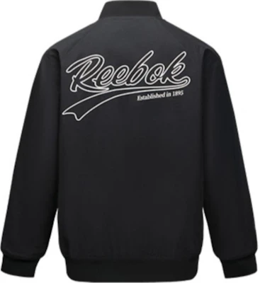 리복 레트로 컬러블록 스탠드 칼라 자켓 블랙 유니섹스 캐주얼 스포츠웨어 24FRM213UGH0 Lookbook 리복 레트로 컬러블록 스탠드 칼라 자켓 블랙 유니섹스 캐주얼 스포츠웨어 24FRM213UGH0