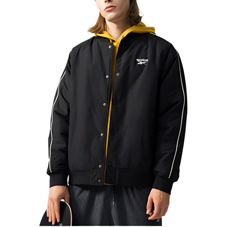 Purchase 리복 레트로 컬러블록 스탠드 칼라 자켓 블랙 유니섹스 캐주얼 스포츠웨어 24FRM213UGH0