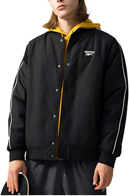 리복 레트로 컬러블록 스탠드 칼라 자켓 블랙 유니섹스 캐주얼 스포츠웨어 24FRM213UGH0 Purchase 리복 레트로 컬러블록 스탠드 칼라 자켓 블랙 유니섹스 캐주얼 스포츠웨어 24FRM213UGH0