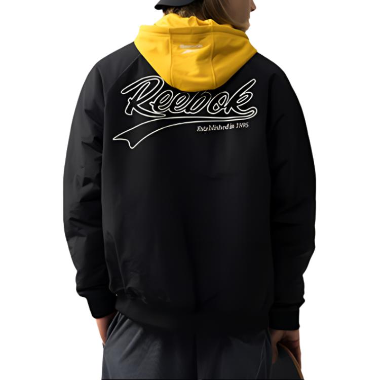 Details for 리복 레트로 컬러블록 스탠드 칼라 자켓 블랙 유니섹스 캐주얼 스포츠웨어 24FRM213UGH0