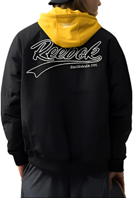 리복 레트로 컬러블록 스탠드 칼라 자켓 블랙 유니섹스 캐주얼 스포츠웨어 24FRM213UGH0 Details for 리복 레트로 컬러블록 스탠드 칼라 자켓 블랙 유니섹스 캐주얼 스포츠웨어 24FRM213UGH0