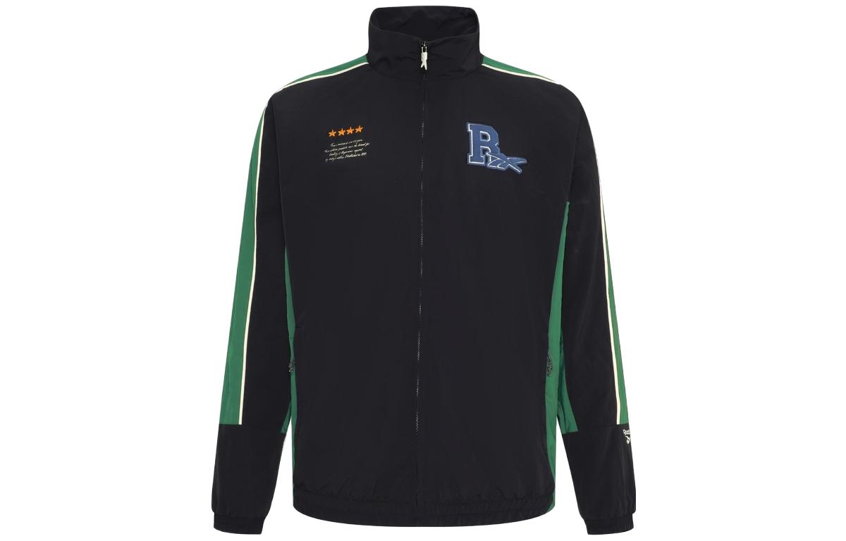 Reebok Retro Colorblock Zip-Up Jacket Unisex Black Sportswear 23FRC101UGH0