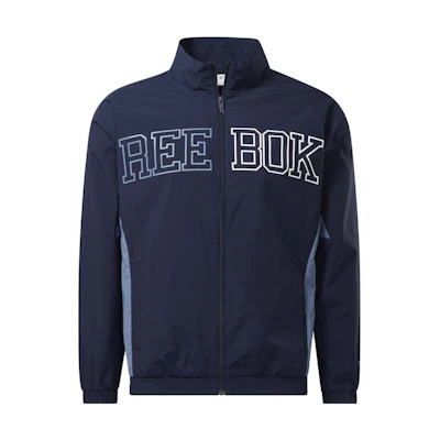 Reebok Retro Colorblock Zip Jacket Unisex - Navy Blue Casual Sportswear HC0057