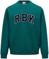 Reebok Retro Embroidered Knit Sweatshirt Gem Green Unisex Casual Sportswear 24SRC305UGL7 Reebok Retro Embroidered Knit Sweatshirt Gem Green Unisex Casual Sportswear 24SRC305UGL7