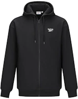 Reebok Retro Logo Zip Hoodie - Unisex Black Casual Streetwear 24FRE101UGH0 Reebok Retro Logo Zip Hoodie - Unisex Black Casual Streetwear 24FRE101UGH0
