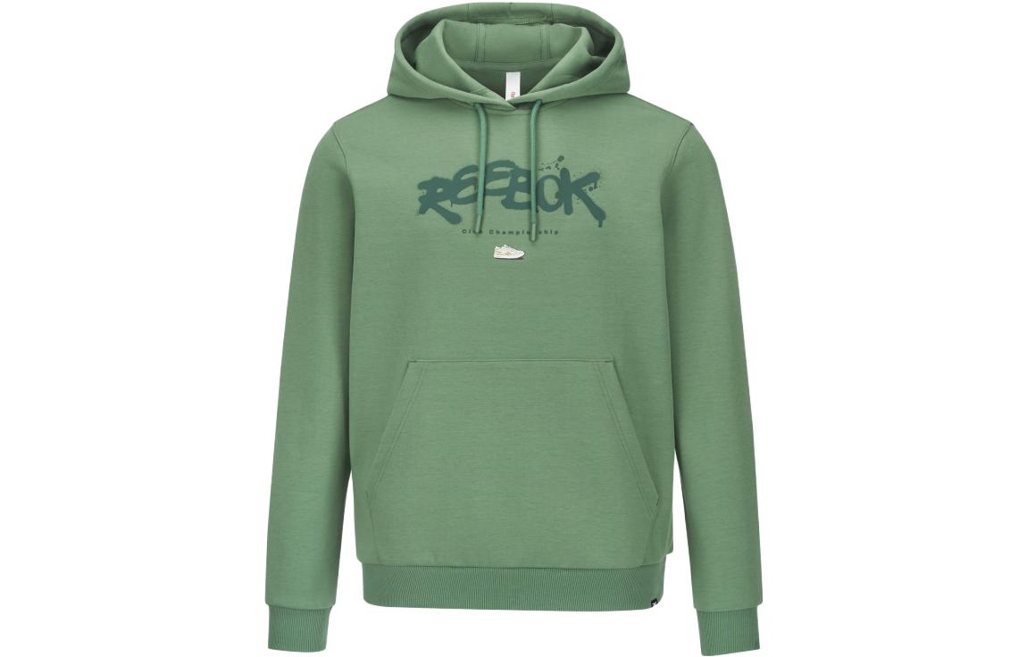 Reebok Retro Print Hoodie Unisex Light Army Green 23RMS303UGL2